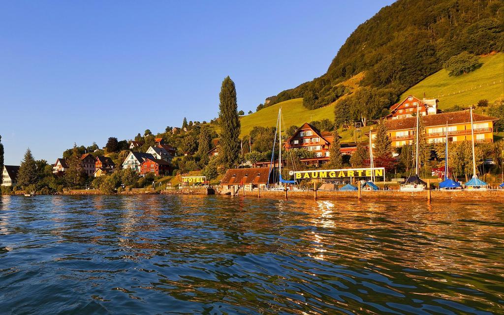 Gastehaus Baumgarten Hotel Kehrsiten Buitenkant foto