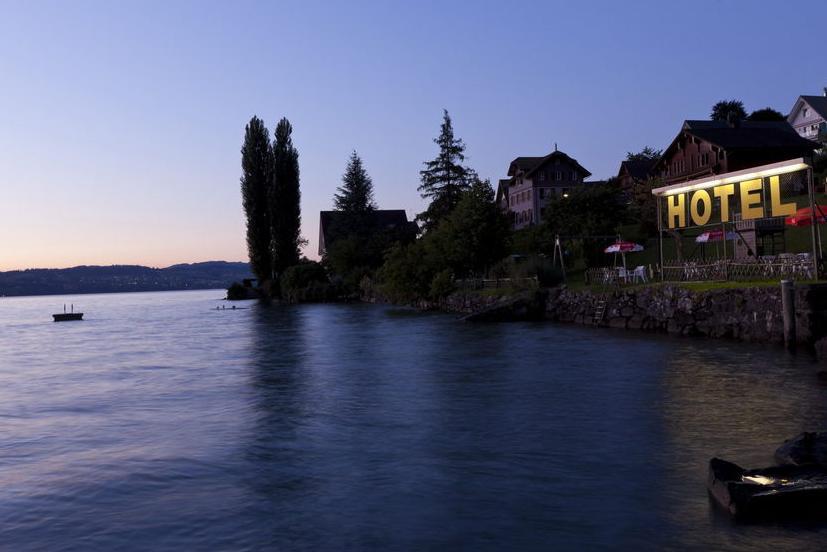 Gastehaus Baumgarten Hotel Kehrsiten Buitenkant foto