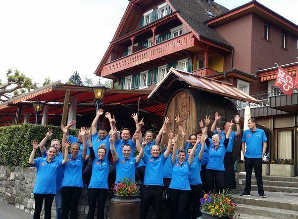 Gastehaus Baumgarten Hotel Kehrsiten Buitenkant foto